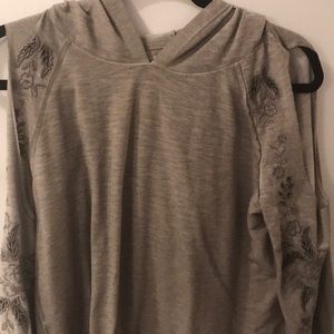 Cold shoulder sweatshirt